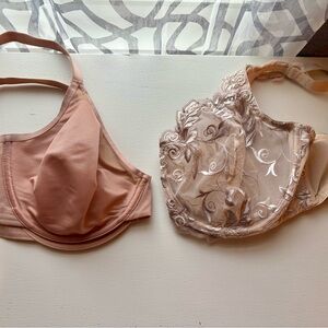 Soma Cream Lace and Smooth Bras Bundle